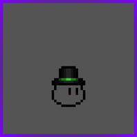 Black and Green Top Hat