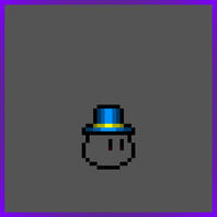 Blue and Yellow Top Hat