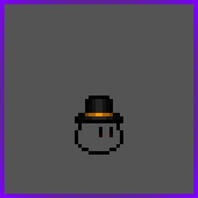 Black and Orange Top Hat