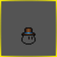 Brown and Blue Top Hat Brown and Blue Top Hat