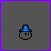 Blue and Pink Top Hat