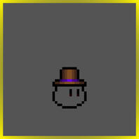 Brown and Purple Top Hat