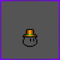 Orange and Green Top Hat
