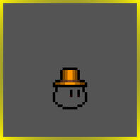 Orange and Brown Top Hat