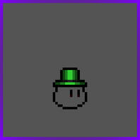 Green and Black Top Hat