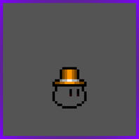 Orange and White Top Hat Orange and White Top Hat