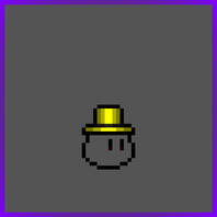 Yellow and Black Top Hat