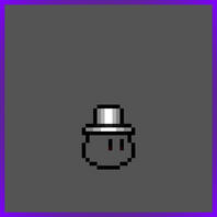 White and Black Top Hat