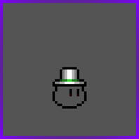 White and Green Top Hat