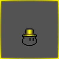 Yellow and Brown Top Hat