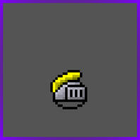Yellow Knight Helmet