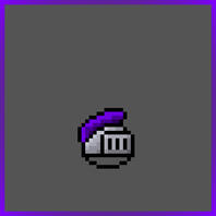 Purple Knight Helmet