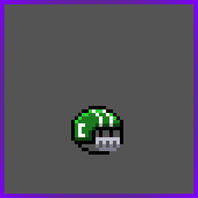 Green Football Helmet